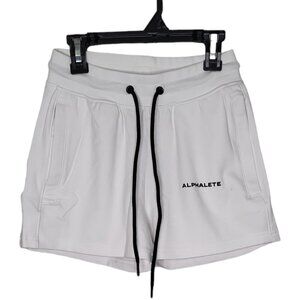 Alphalete Women's White Essential Core Shorts Size XS NWT
